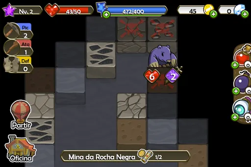 Mine Quest: Battle Dungeon RPG 스크린샷