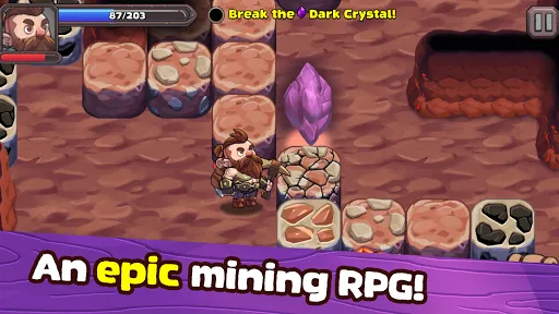 Tangkapan skrin Mine Quest 2: RPG Mining Game