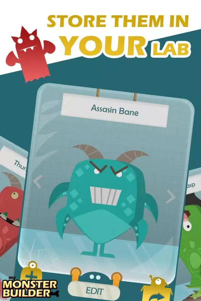 Monster Builder - Best Free Monsters Design Lab Game for Kids 스크린샷