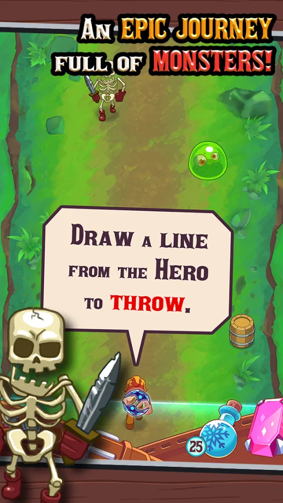 Monster Slash - Epic Hero Quest to Defeat Evil Creatures سکرین شاٹس