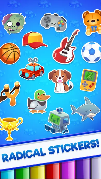 My Coloring Book: Boys - Fun Drawing Game应用截图