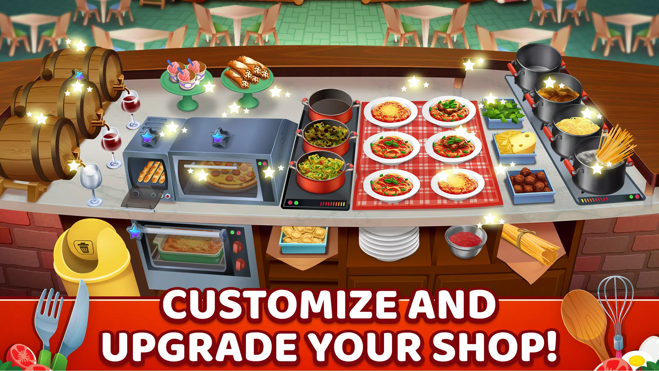My Pasta Shop: Cooking Game Screenshots
