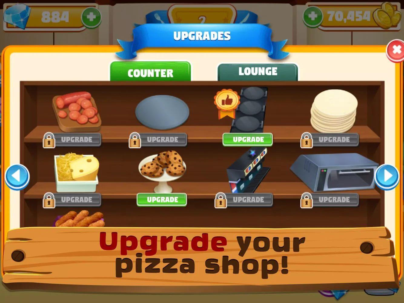Capturas de pantalla de My Pizza Shop 2: Food Games