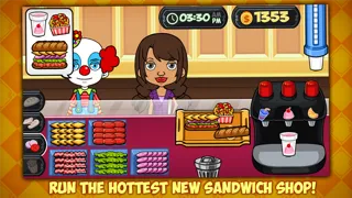 Capturas de tela do My Sandwich Shop - Fast Food Store & Restaurant Manager for Kids