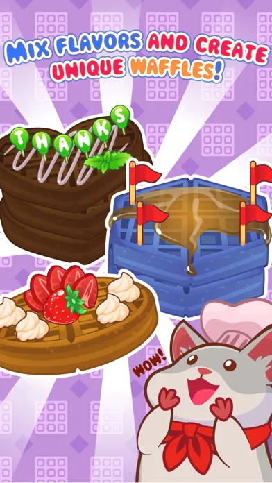 Captures d'écran de My Waffle Maker - Create, Decorate and Eat Sweet Dessert Pastries!