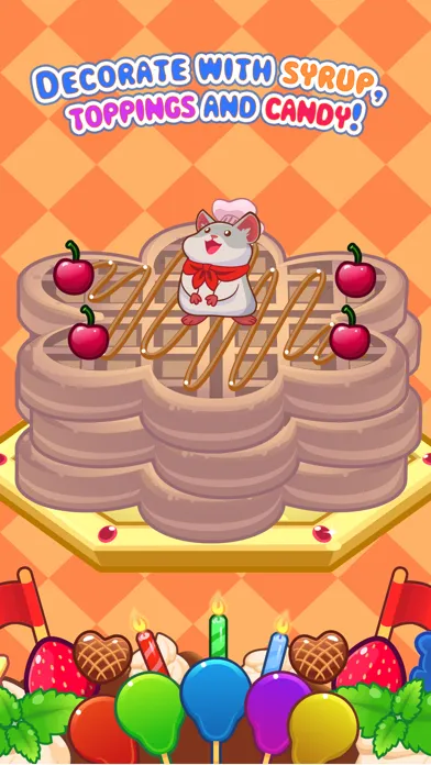 Captures d'écran de My Waffle Maker - Create, Decorate and Eat Sweet Dessert Pastries!