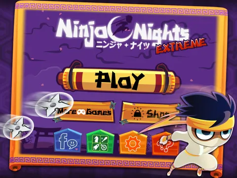 صور Ninja Nights Extreme - Arcade Runner Adventure of the Ninjutsu Warrior iPad 