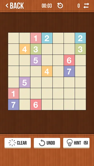 ภาพหน้าจอของ Number Link Free - Logic Path and Line Drawing Board Game