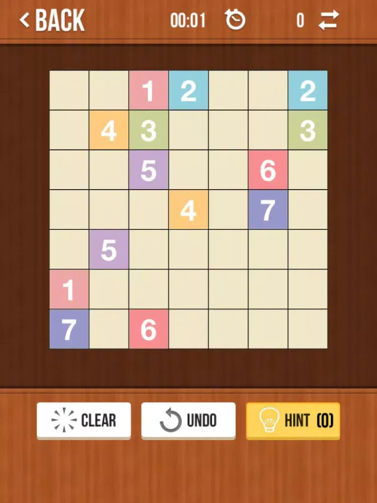 Number Link Pro - Logic Path Board Game iPad  Ekran Görüntüleri