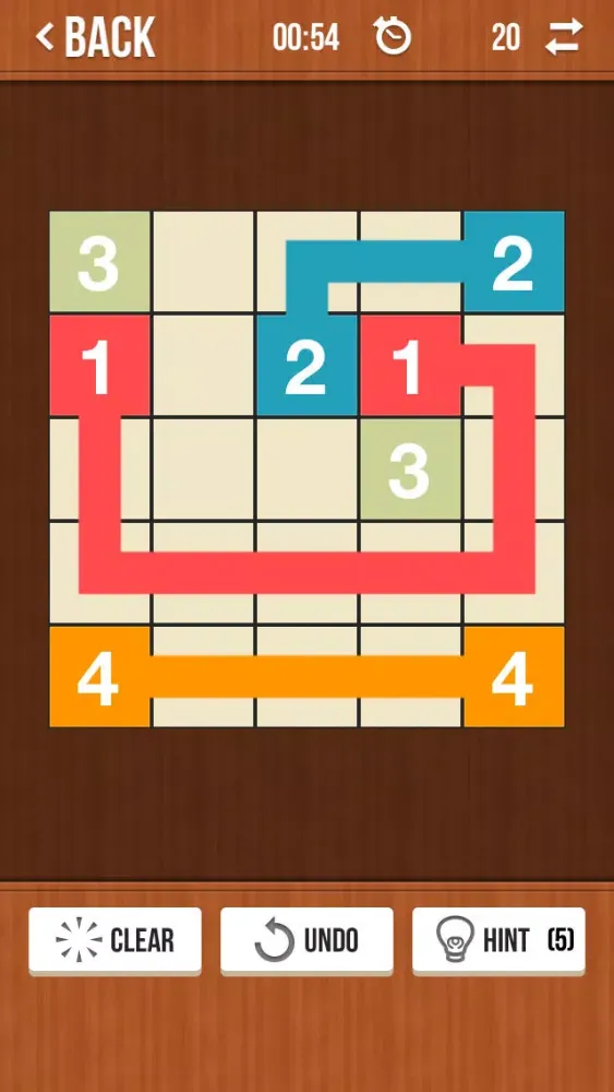 Number Link Pro - Logic Path Board Game Ekran Görüntüleri