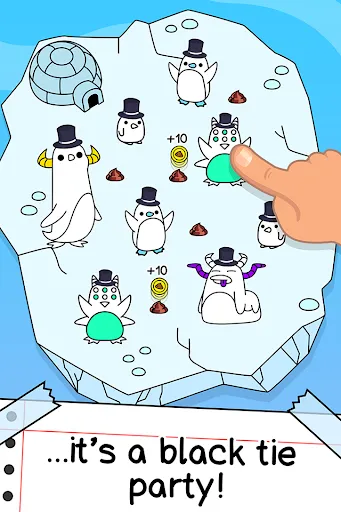Penguin Evolution: Idle Merge スクリーンショット