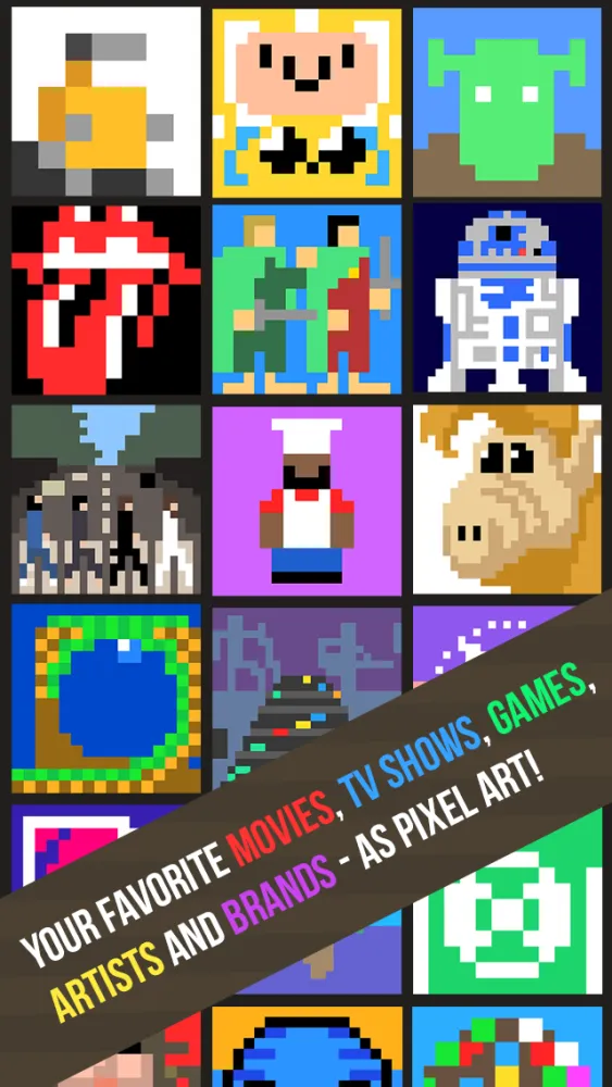 تصاویر Pixel Pop - Quiz & Trivia of Icons, Songs, Movies, Brands and Logos