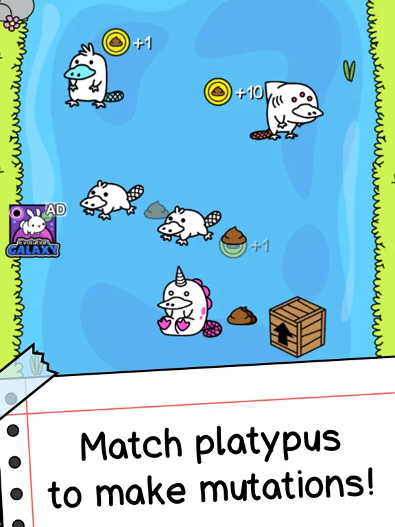 Captures d'écran de Platypus Evolution: Match Game iPad 