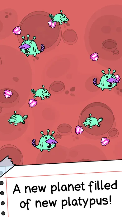 Captures d'écran de Platypus Evolution: Match Game