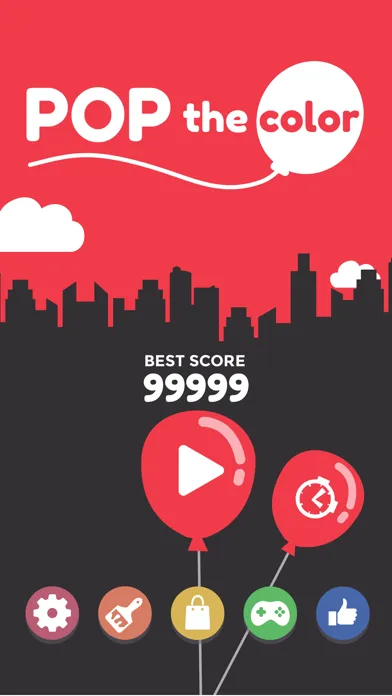Captures d'écran de Pop The Color - Match The Balloon Colors