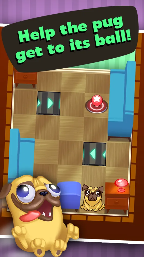 ภาพหน้าจอของ Puzzle Pug - Help the Virtual Pet Dog