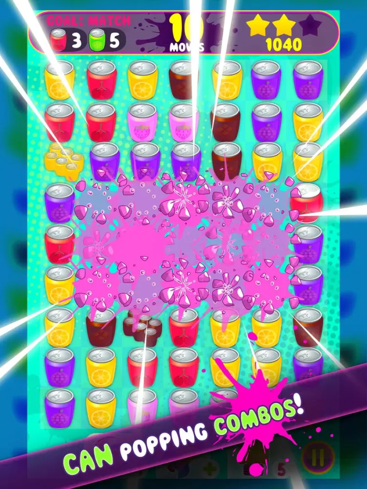 Capturas de pantalla de Soda Rocket - Match-3 Puzzle Game iPad 