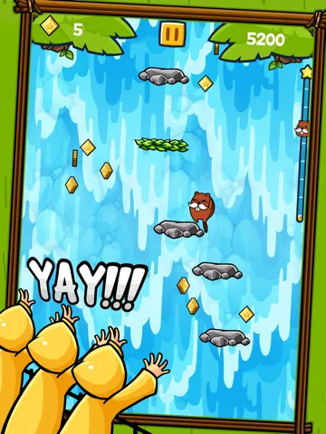 Capturas de tela do Tappy Jump! Mega Doodle Adventure Game iPad 