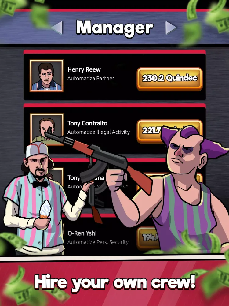 Idle Mafia Inc.: Tycoon Game Screenshots