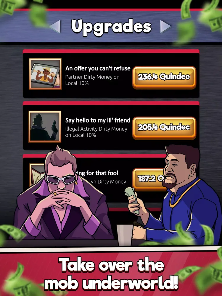 Idle Mafia Inc.: Tycoon Game Screenshots