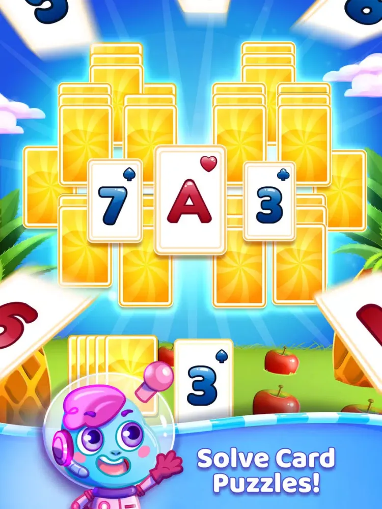 Tasty Blast Solitaire Tripeaks iPad  Screenshots