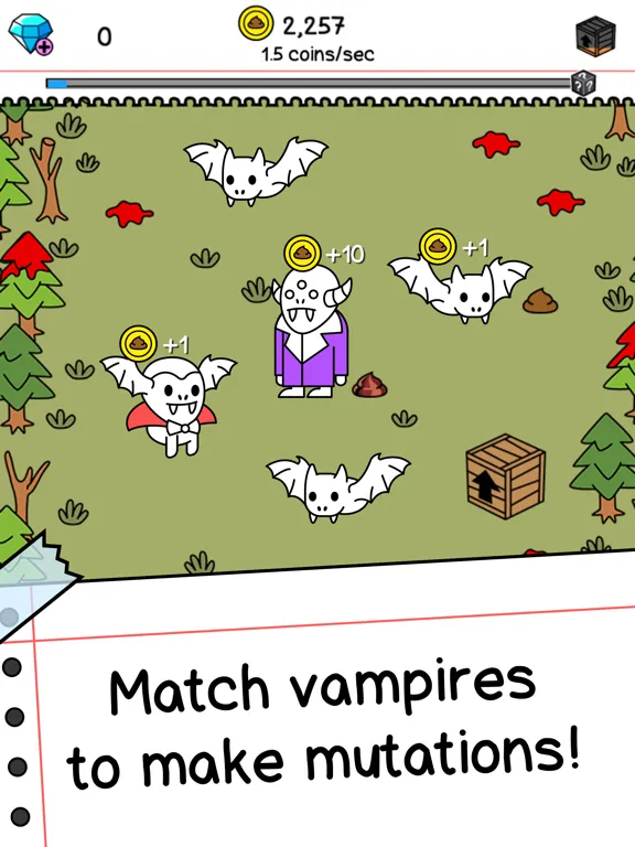 Vampire Evolution: Idle Horror iPad  スクリーンショット