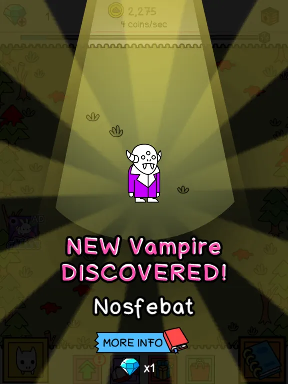 Vampire Evolution: Idle Horror iPad  スクリーンショット