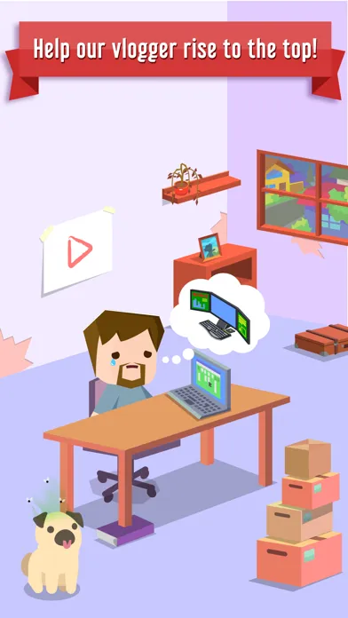 Captures d'écran de Vlogger Go Viral: Tycoon Game