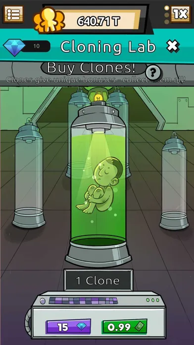 Capturas de tela do We Are Illuminati: UFO Clicker