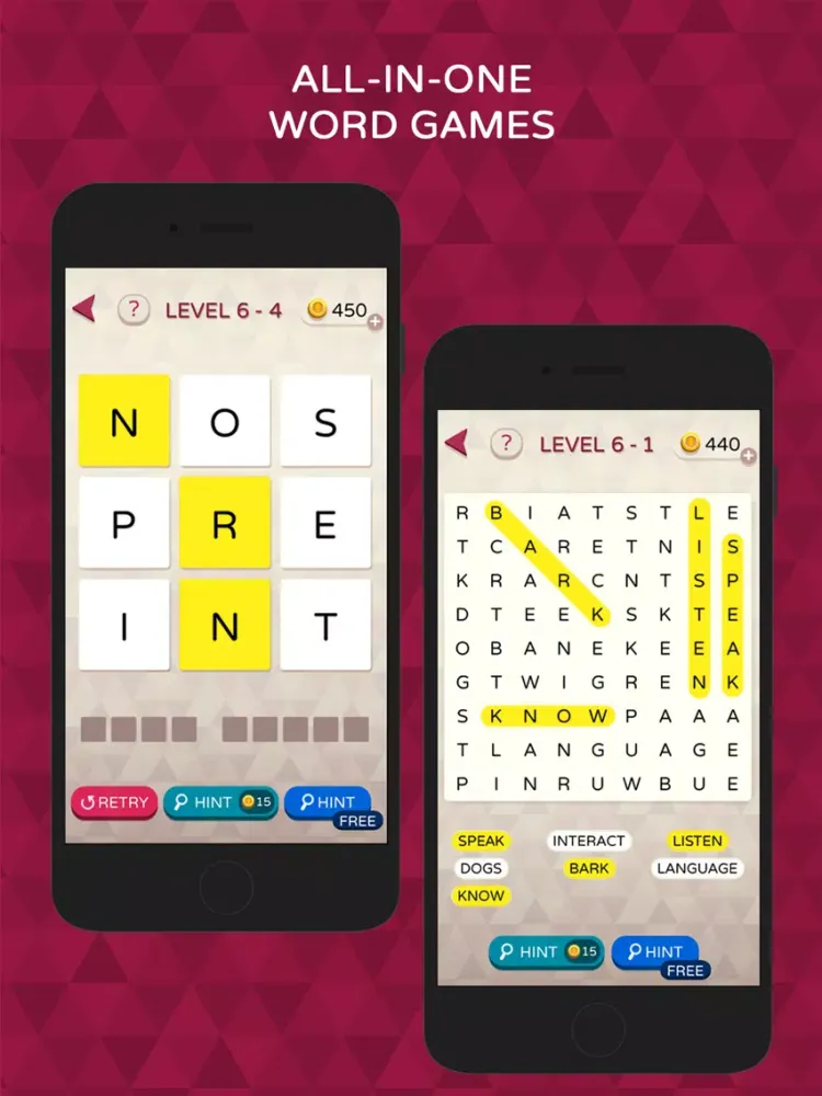 Word Masters - Word Search & Inspirational Quotes iPad  스크린샷