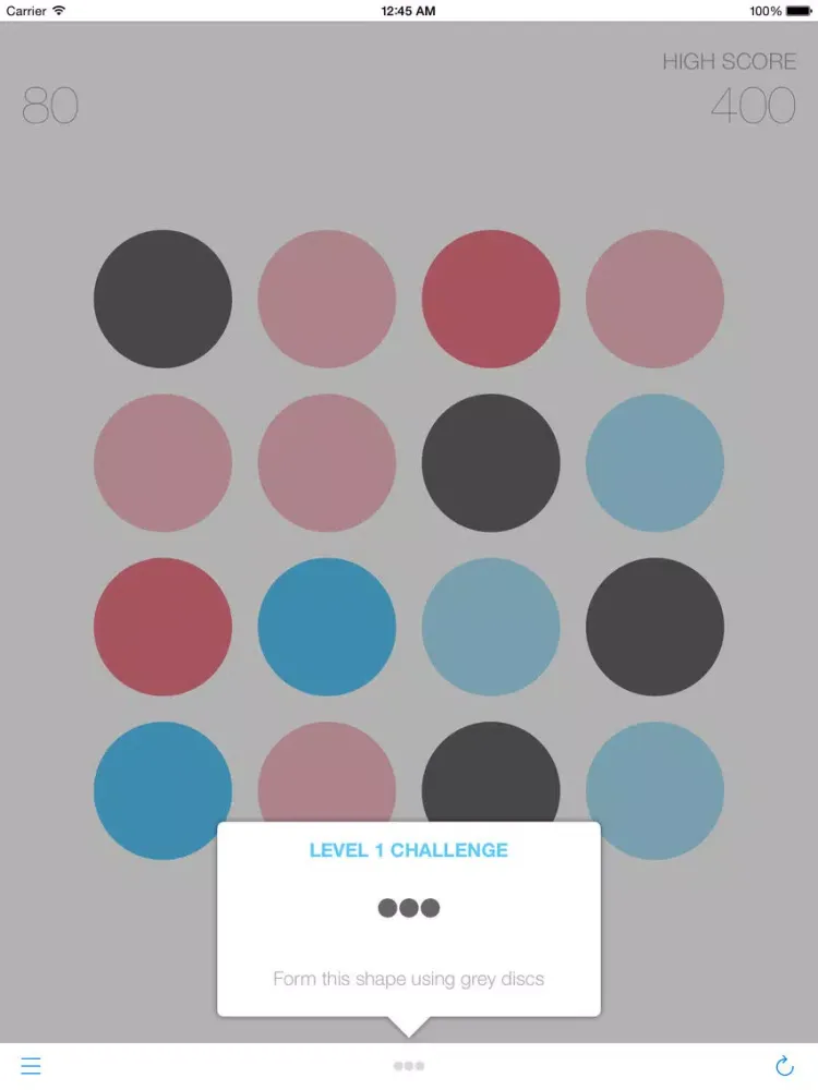 Capturas de tela do Disc - A Simple Game For Smart People iPad 
