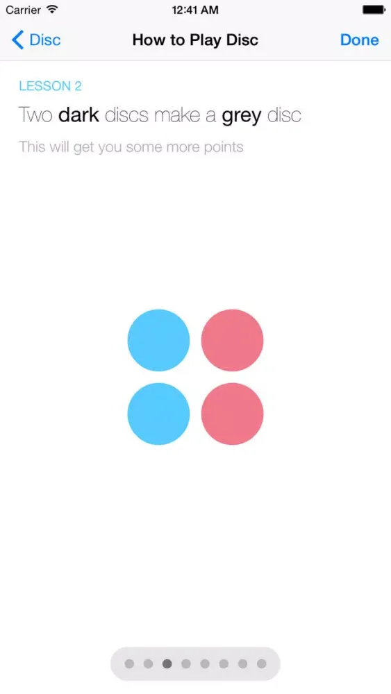 Capturas de tela do Disc - A Simple Game For Smart People