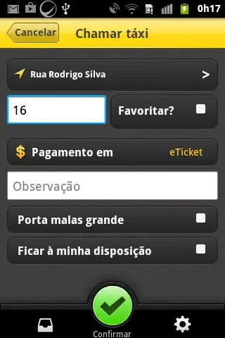 Taxi 20 Off - Cliente Screenshots