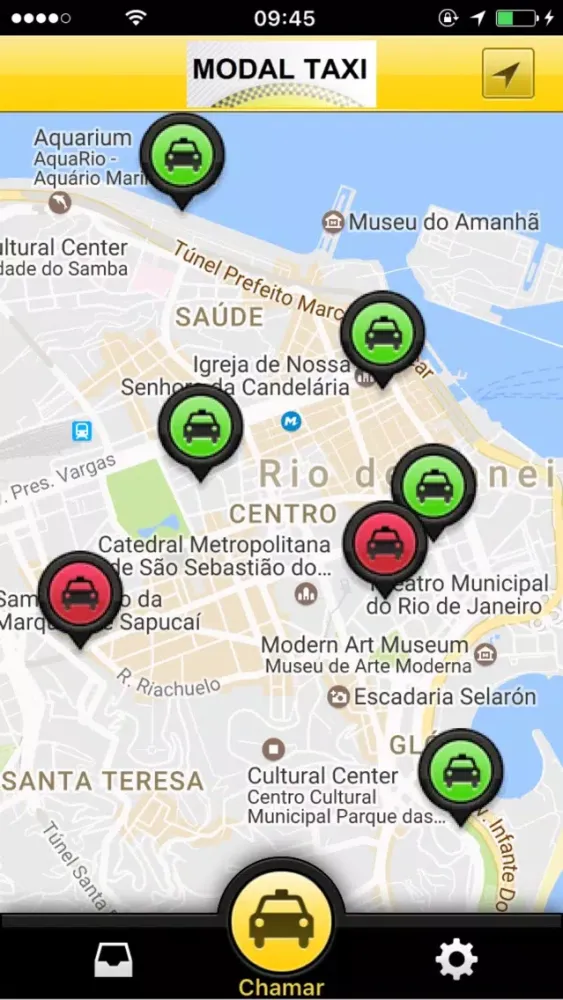 Captures d'écran de Modal Taxi