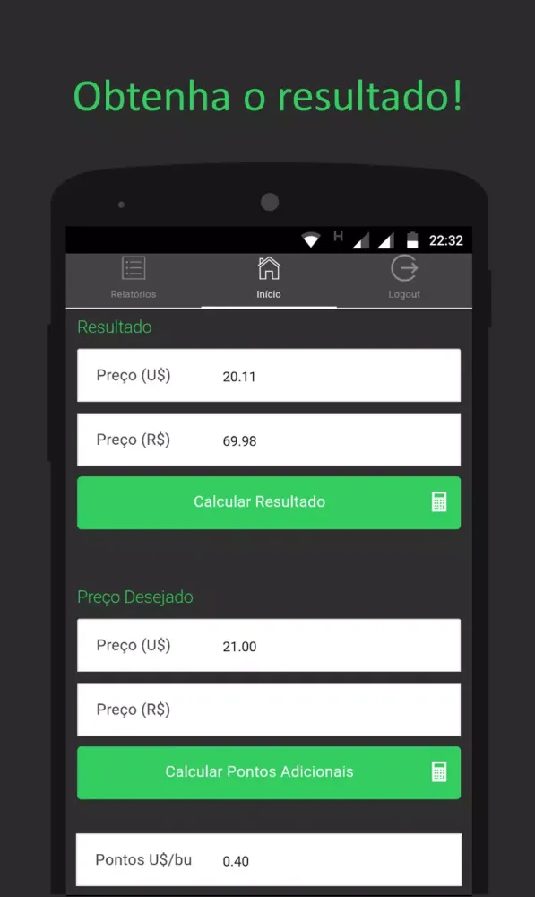 Calculadora da Soja Screenshots