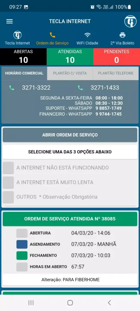 Tecla Internet Screenshots