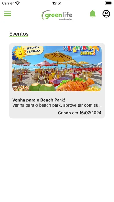 Capturas de tela do Greenlife App