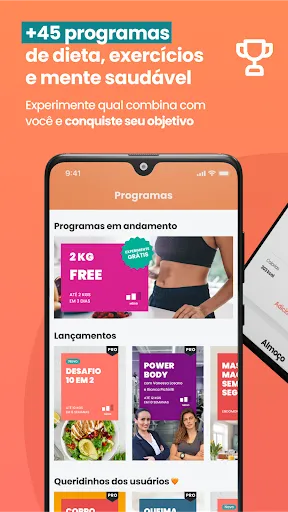 Tangkapan layar Tecnonutri: Encontre sua dieta
