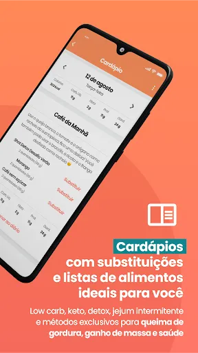 Tangkapan layar Tecnonutri: Encontre sua dieta