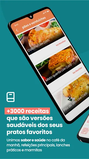 Tangkapan layar Tecnonutri: Encontre sua dieta