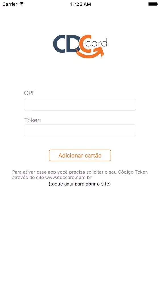 Ảnh chụp màn hình của CDCcard Consultas