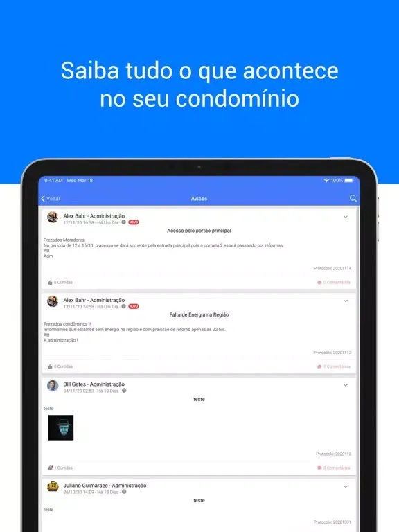 تصاویر Tênis Clube Estância Azul iPad 