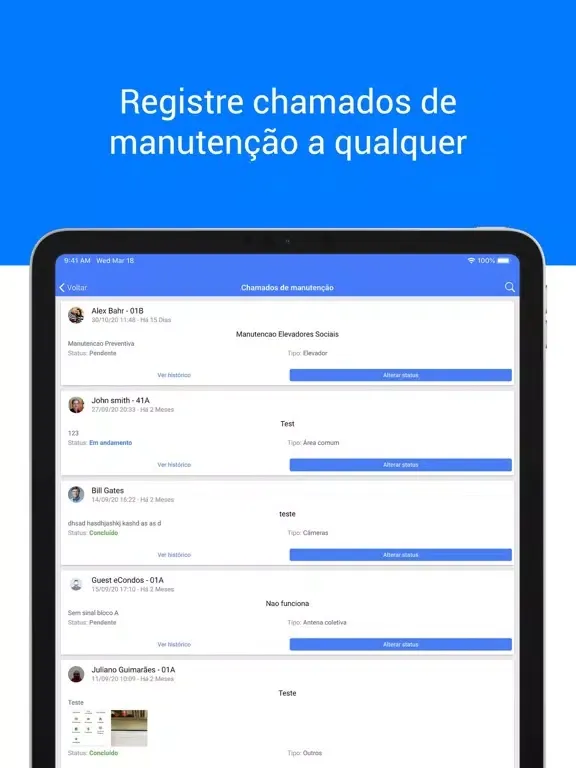 تصاویر Tênis Clube Estância Azul iPad 