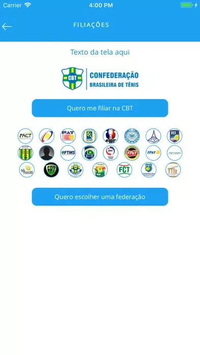 Tênis Integrado Screenshots