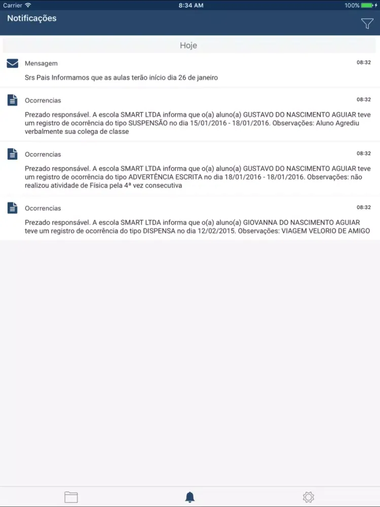 Colegio Allan Kardec iPad  Screenshots