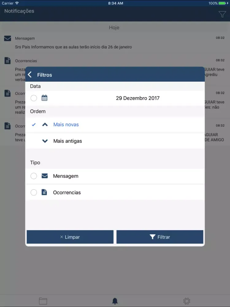 Colegio Allan Kardec iPad  Screenshots