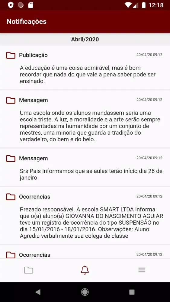 Tangkapan layar CBS Santarém