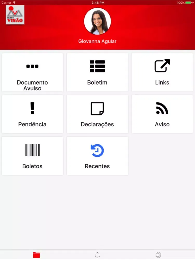 Minha Escola Colégio Visão DF iPad  스크린샷