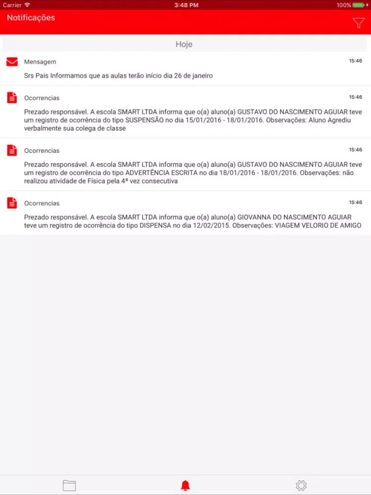 Minha Escola Colégio Visão DF iPad  스크린샷