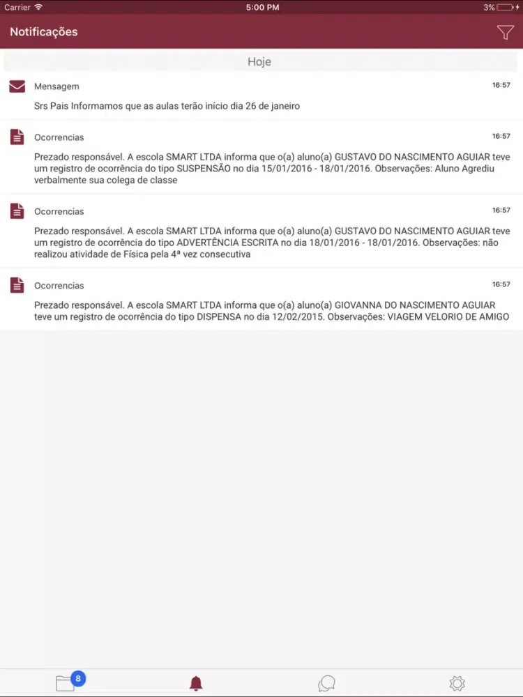 Escolar Manager Comercial iPad  Ekran Görüntüleri